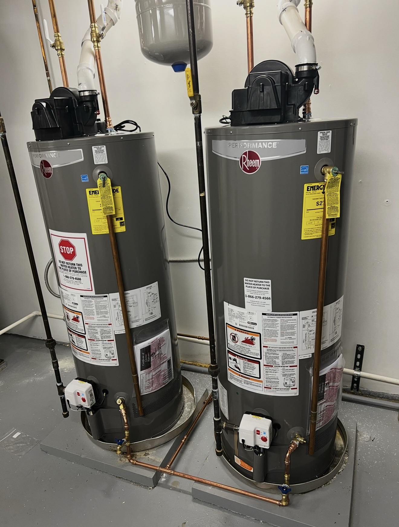 Gas water heater installation by Renewal Remodeling Plumbing & Repair